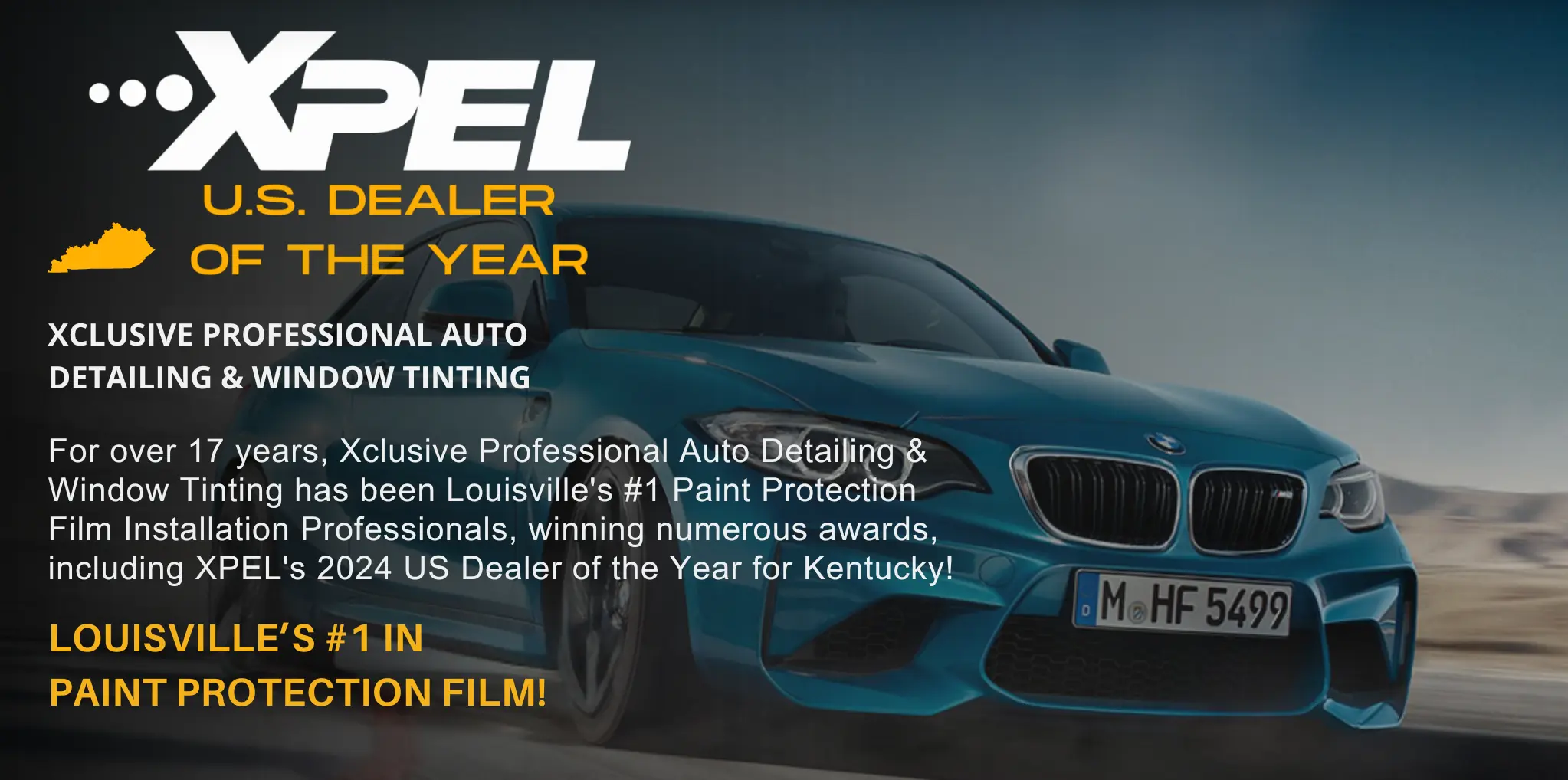XPEL U.S. Dealer of the Year award for Xclusive Auto Detailing