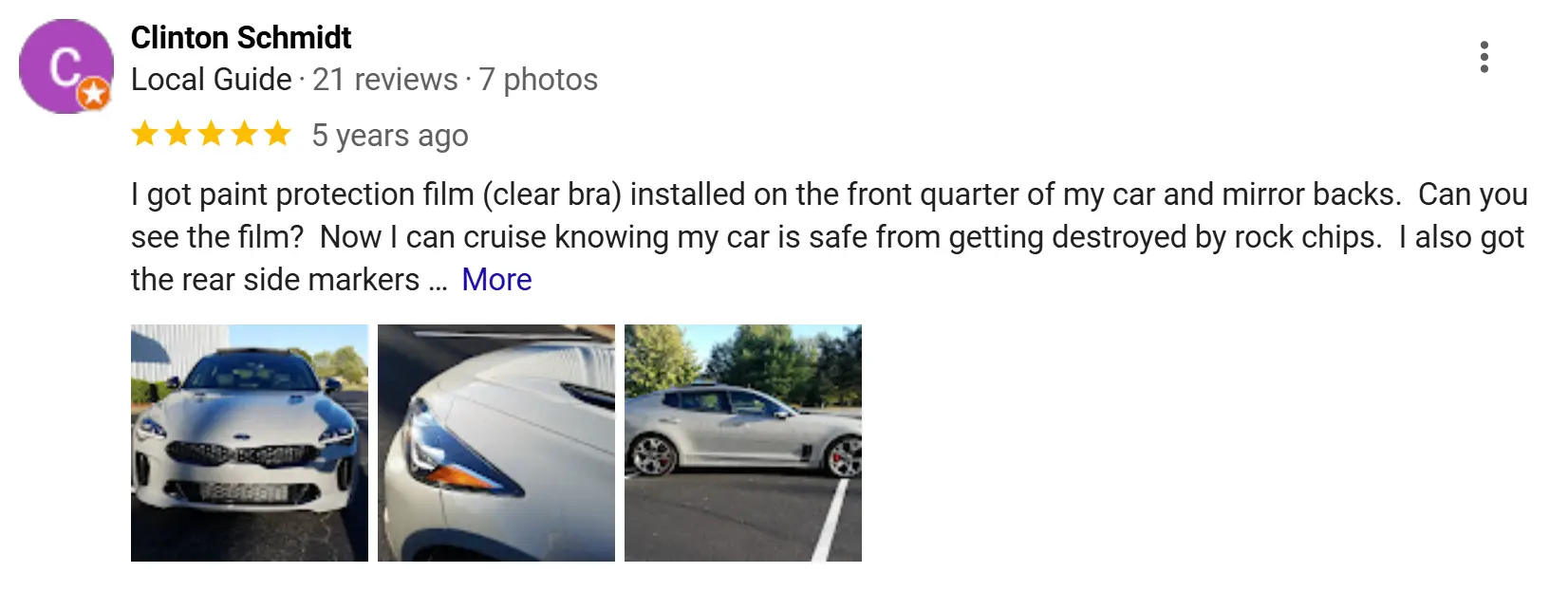 Customer review
