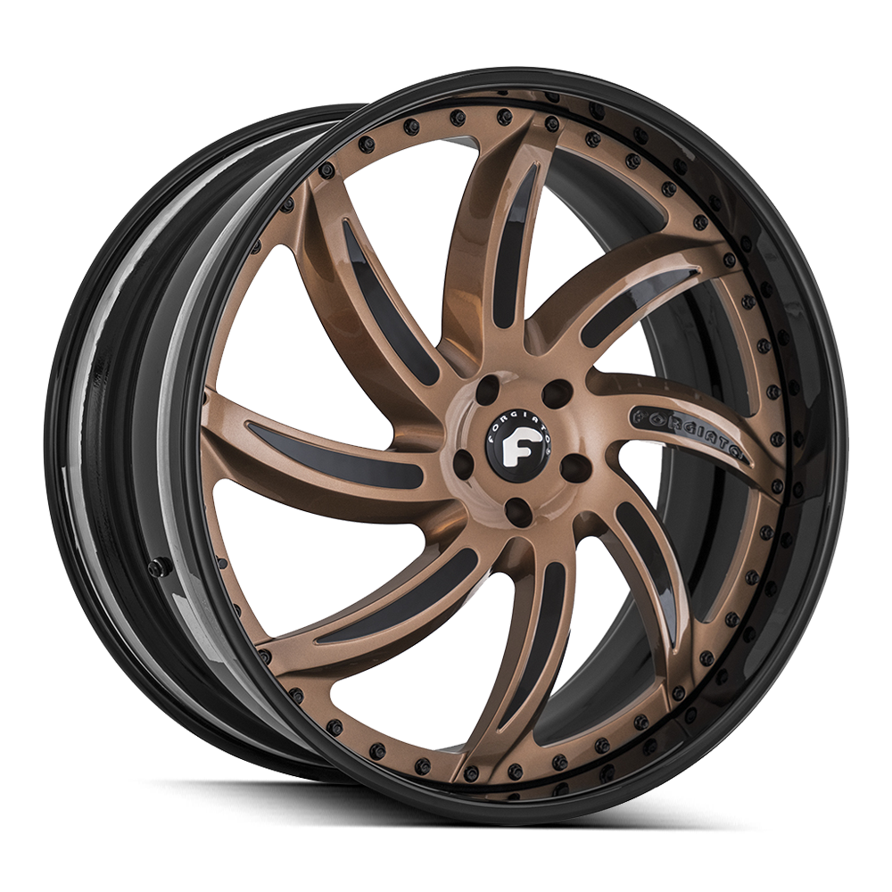Black with Brown Inlay