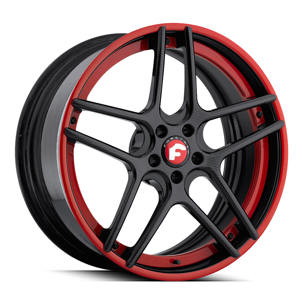 Matte Black with Red Accent