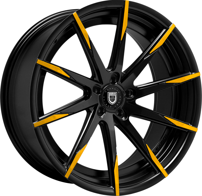 Yellow and Black Finish